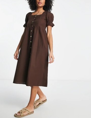 Rochie midi Influence, maro