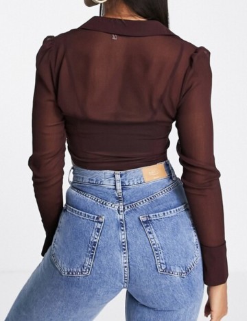 Cămașă ASOS, maro