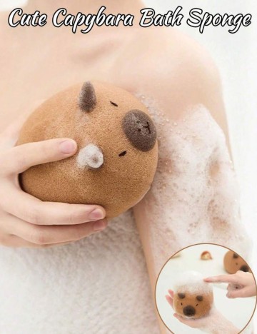 Set bureți de baie Shein, maro