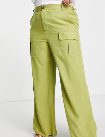 Pantaloni I SAW IT FIRST, verde