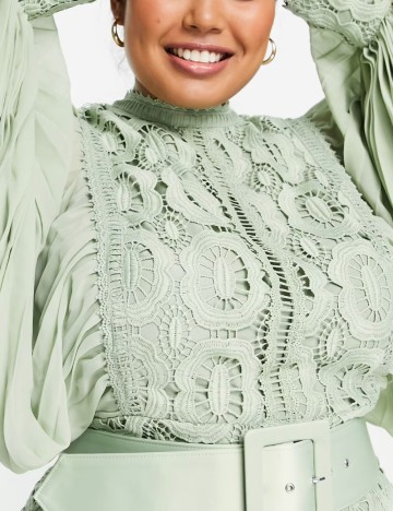 Rochie mini ASOS, verde