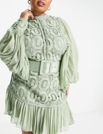 Rochie mini ASOS, verde