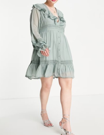 Rochie mini ASOS, verde