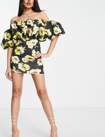 Rochie mini ASOS, mix culori