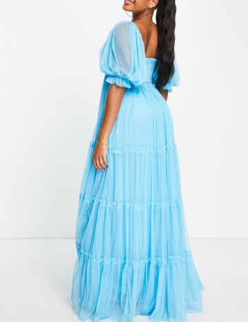 Rochie de ocazie Lace & Beads, albastru