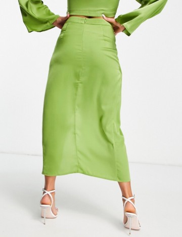 Fustă midi Aria Cove, verde