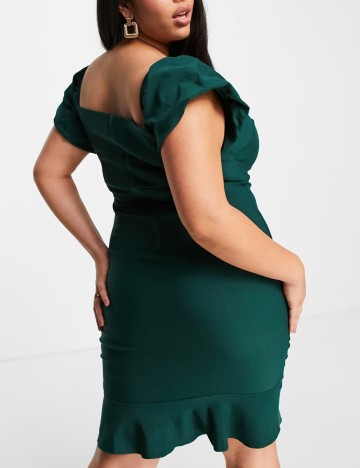 Rochie mini Vesper, verde