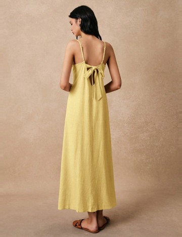 Rochie midi Shein, galben