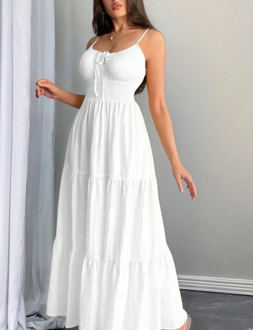 Rochie maxi Shein, alb