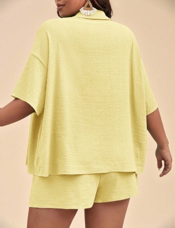 Compleu Shein Curve+, galben