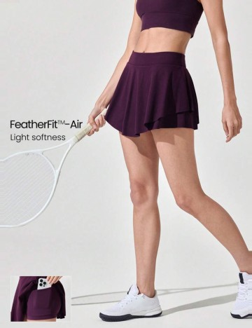 Fustă mini Shein, vișiniu