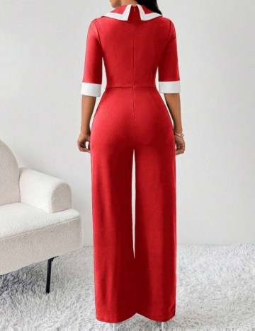 Salopetă lungă Shein, roșu