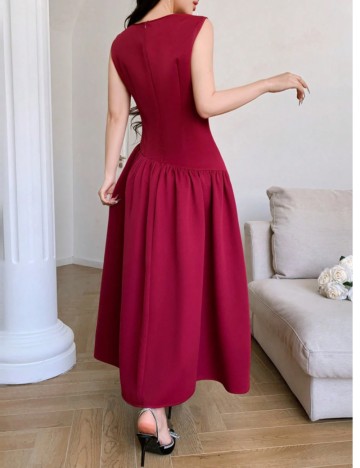 Rochie maxi Shein, vișiniu