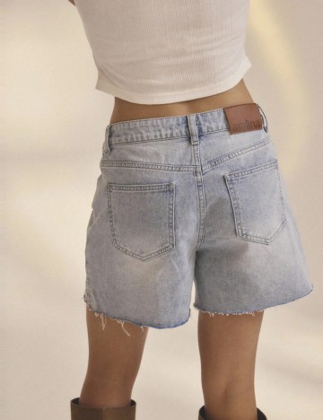 Pantaloni scurți de blugi Shein Aralina, albastru