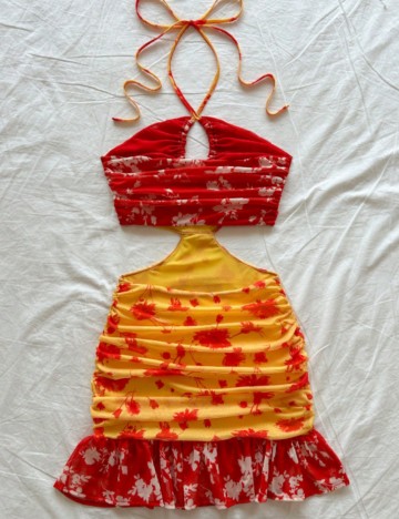 Rochie mini Shein, mix culori