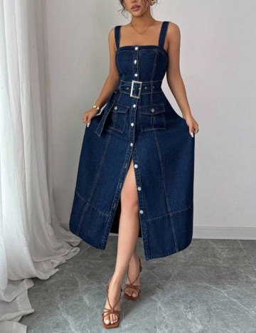 Rochie de blugi Shein, albastru