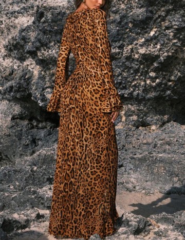 Rochie de piele Shein, mix culori