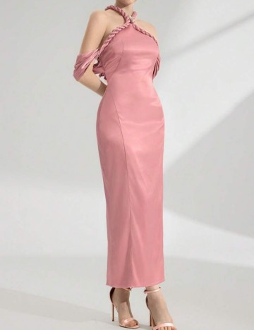 Rochie maxi Shein, roz