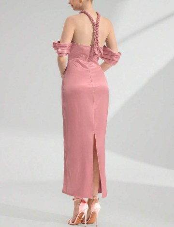 Rochie maxi Shein, roz