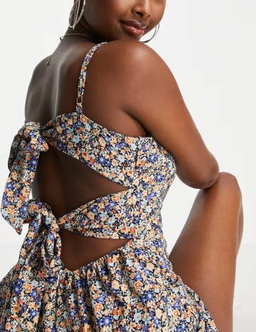 Salopetă scurtă AX Paris, mix culori