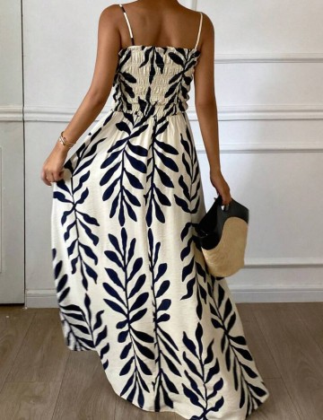 Rochie maxi Shein DAZY, crem