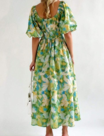 Rochie maxi Shein, mix culori