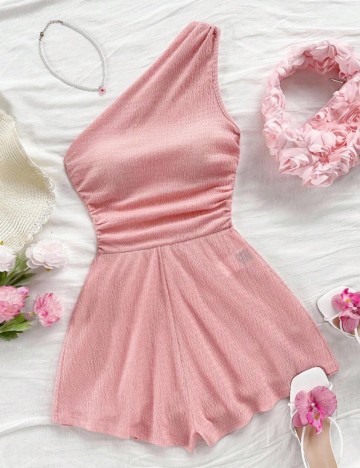 Salopetă scurtă Shein, roz