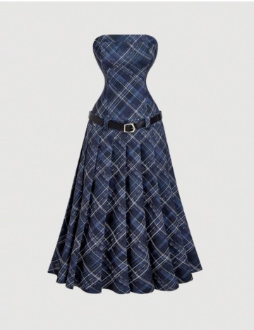 Rochie midi Shein, albastru