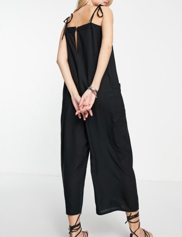 Salopetă lungă ASOS, negru