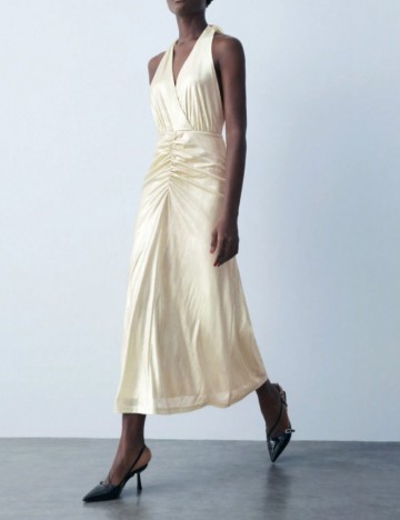 Rochie midi Shein, auriu