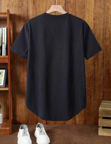 Tricou Shein MANFINITY, negru