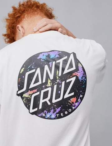 Tricou Santa Cruz, alb