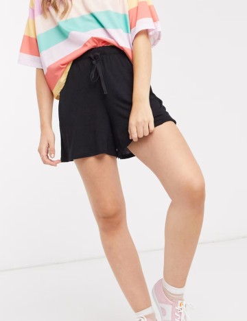 Pantaloni scurți ASOS, negru