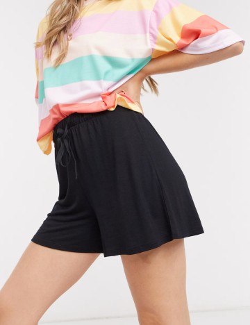 Pantaloni scurți ASOS, negru