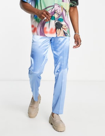 Pantaloni ASOS, albastru