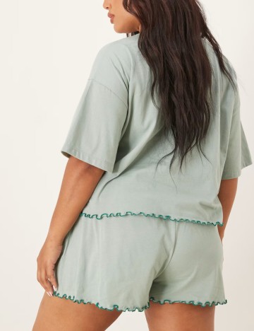 Compleu pijamale ASOS, verde