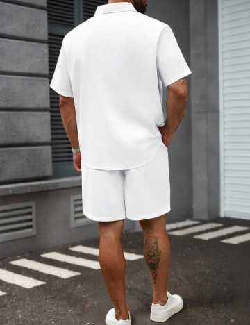 Compleu Shein MANFINITY, alb