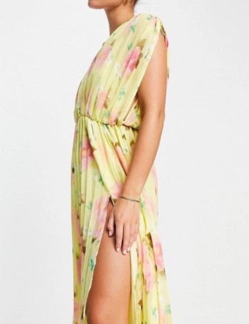 Rochie midi ASOS, mix culori