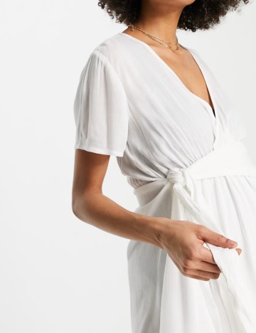 Rochie de plajă ASOS, alb