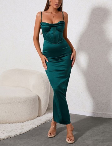 Rochie maxi Shein, verde