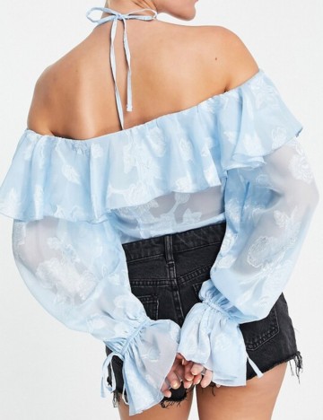 Cămașă ASOS, albastru