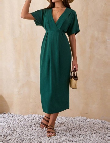 Rochie midi Shein, verde