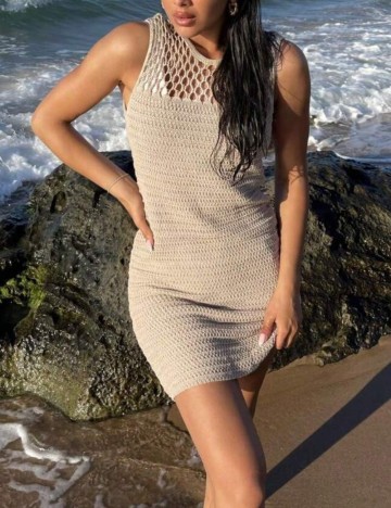 Rochie de plajă Shein, maro