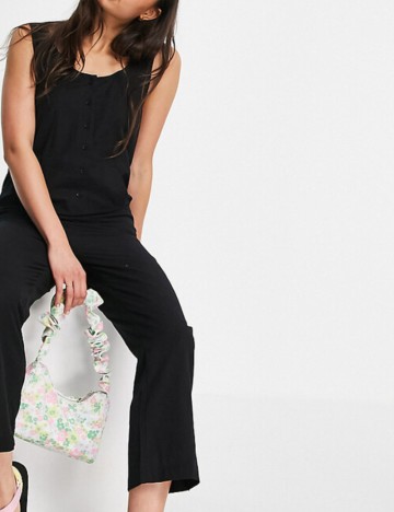 Salopetă lungă ASOS, negru