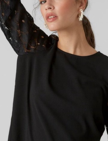 Cămașă Vero Moda, negru