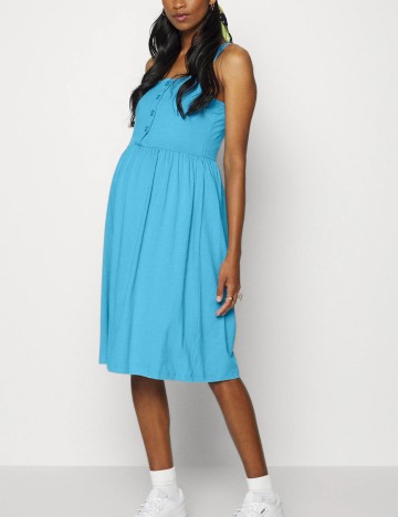 Rochie midi Mamalicious, albastru