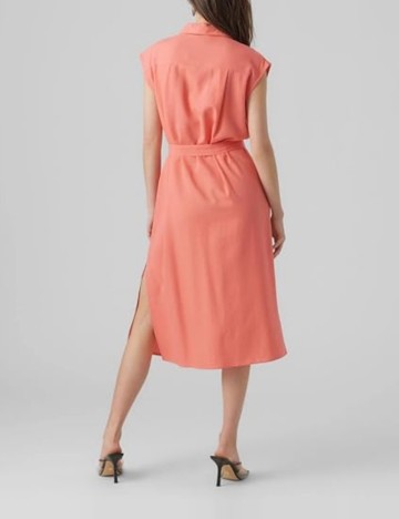 Rochie midi Vero Moda, roz