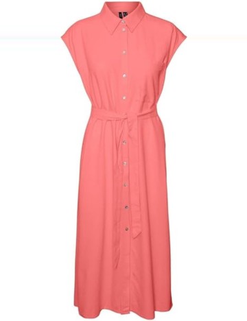 Rochie midi Vero Moda, roz