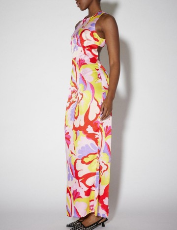 Rochie maxi SOMETHING NEW, mix culori