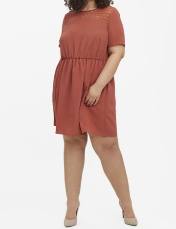Rochie mini Vero Moda, cărămiziu